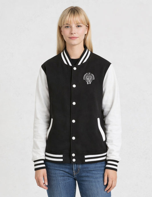 Veste Varsity brodée armoiries de l'Université de Lorraine