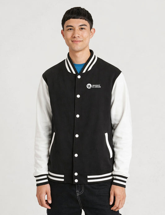 Veste Varsity brodée Université de Lorraine