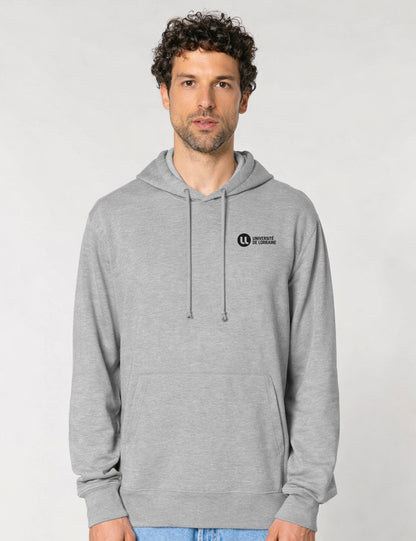 Sweat à capuche unisexe brodé Université de Lorraine