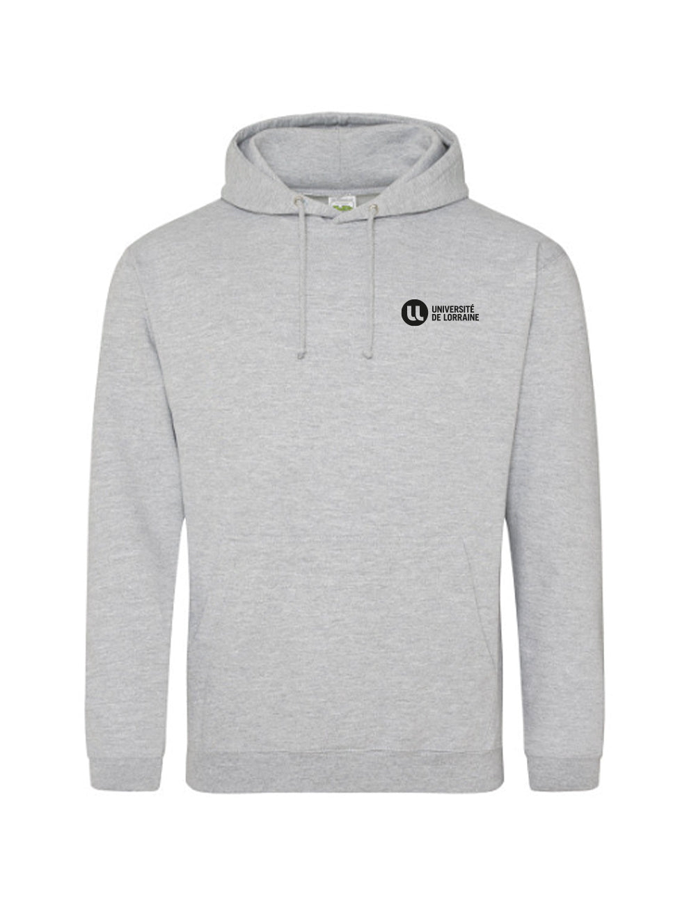 Sweat à capuche unisexe brodé Université de Lorraine