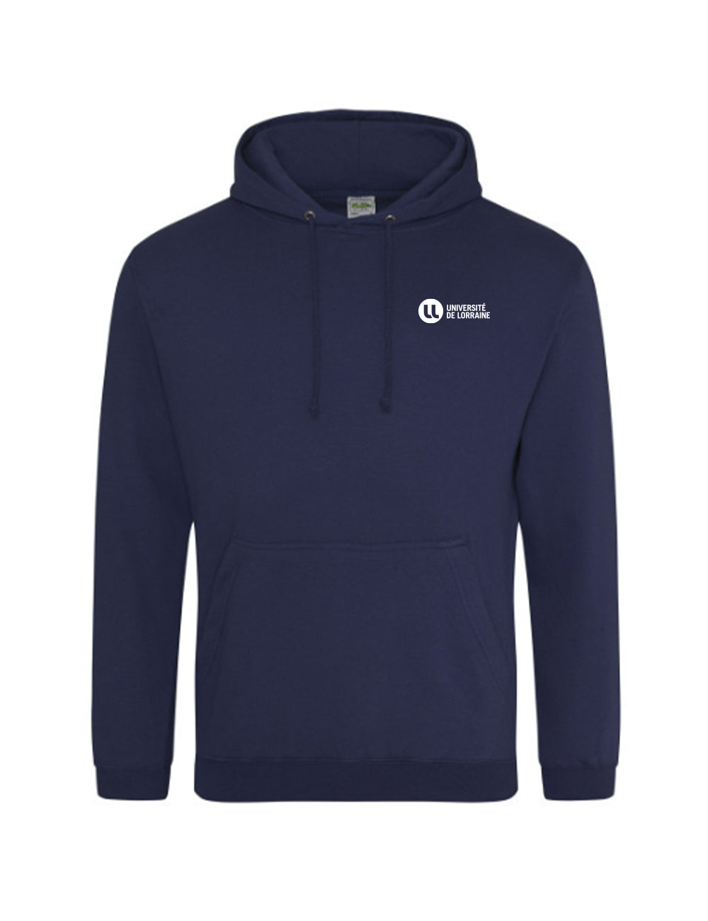 Sweat à capuche unisexe brodé Université de Lorraine