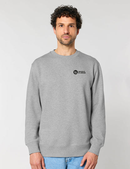 Sweat col rond unisexe brodé Université de Lorraine