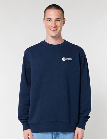 Sweat col rond unisexe brodé Université de Lorraine