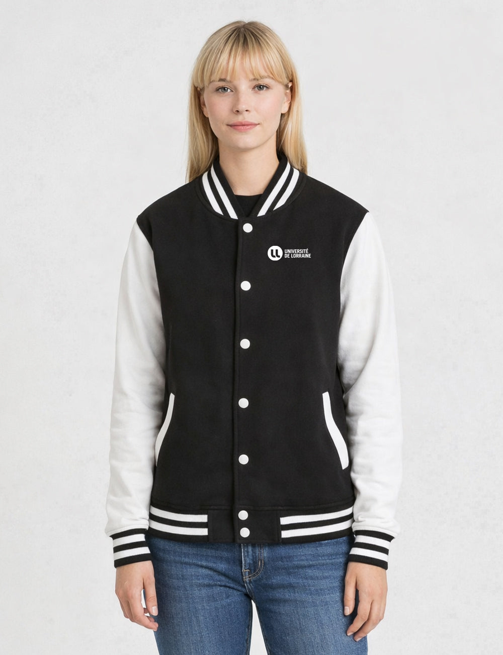 Veste Varsity brodée Université de Lorraine
