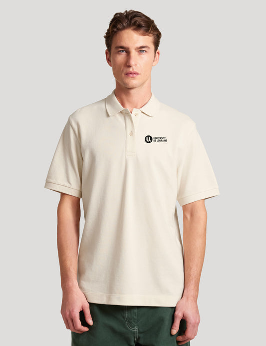 Polo manches courtes homme brodé Université de Lorraine